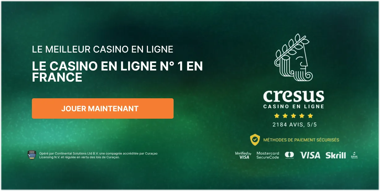 cresus casino banner